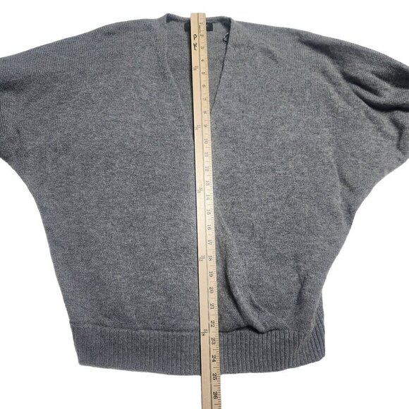 Rachel Zoe Cozycore Basic Everyday Soft Relax Wool Blend Wrap Sweater Size Small - Picture 5 of 13